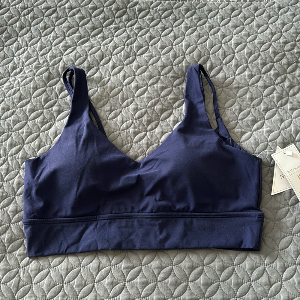 BuffBunny Monarch Crisscross Strap Onyx Sports Bra
